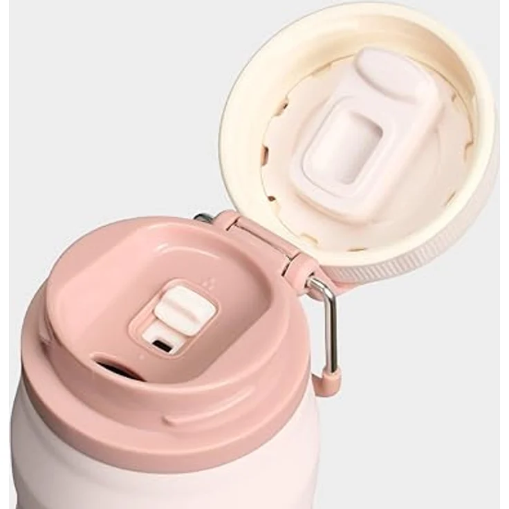 Stanley IceFlowBottle Twist Flip 0.71L, Doppelwandige Vakuumisolierung, hält 4 Tage eisgekühlt, BPA-frei, spülmaschinenfest, Rose Quartz – Bild 4