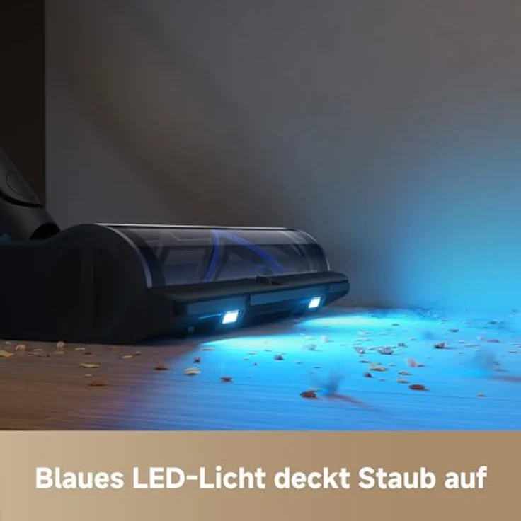 Dreame Mova S4 Detect Kabelloser Stielstaubsauger mit leistungsstarker Saugkraft von 150 AW, maximaler Laufzeit von 90 Minuten, blau – Bild 6