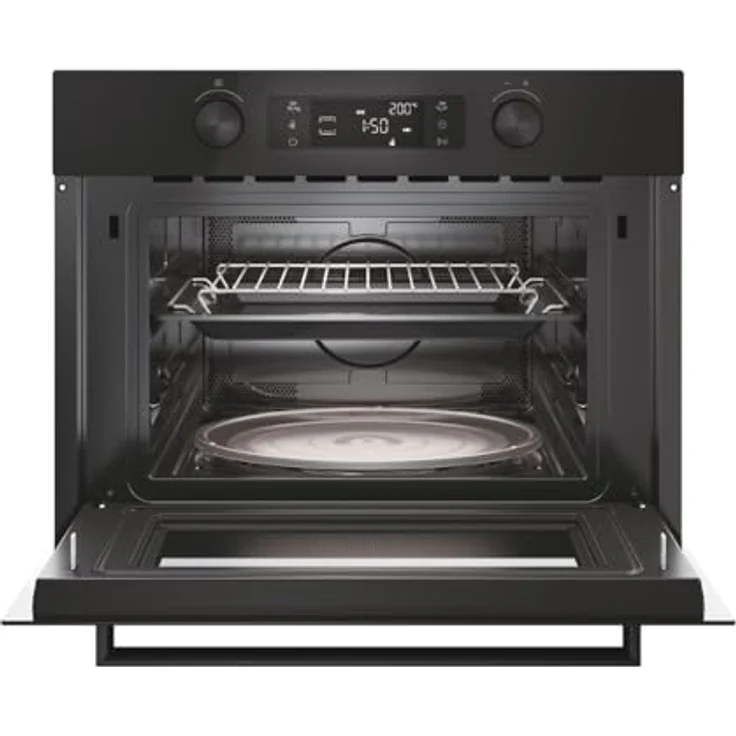 Candy CA4MWNSB6N Kompaktbackofen mit Mikrowelle, 6 Backofen- und 4 Mikrowellenfunktionen, Schwarz – Bild 2