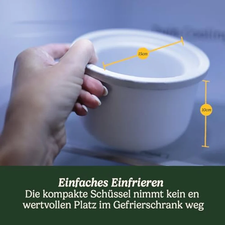 Cuisinart Solo Scoops Eismaschine ICEM10, 475ml, für Gelato, Sorbet und Frozen Yogurt, kompakt und platzsparend, schnelle Zubereitung in 25 Minuten – Bild 5