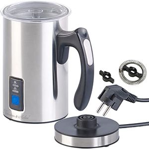 Bild für Rosenstein & Söhne ZX-6037-919 Milchbereiter: Elektrischer Edelstahl-Milchaufschäumer, 115/240 ml, antihaft, 500 W (Milk Maker, Milchaufschäumer-Gerät, Milchkännchen)