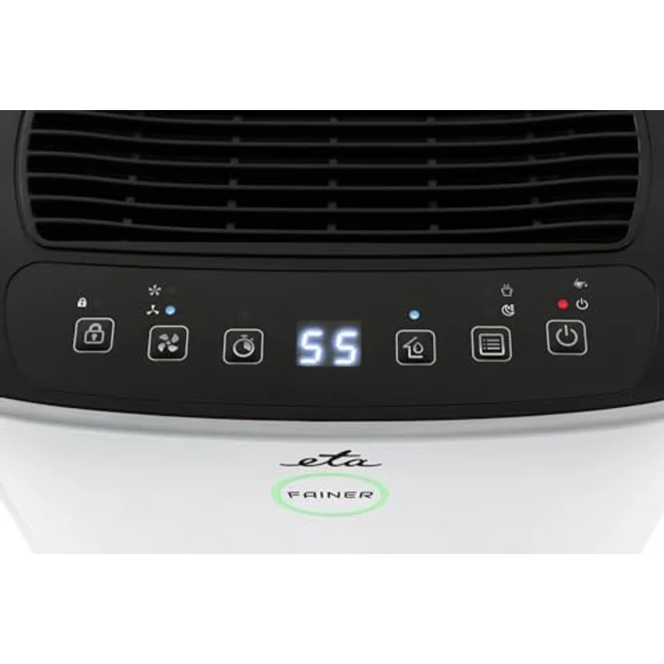 eta Luftentfeuchter Fainer, 60 m³, 12 l/Tag, LED Display, weiß – Bild 4