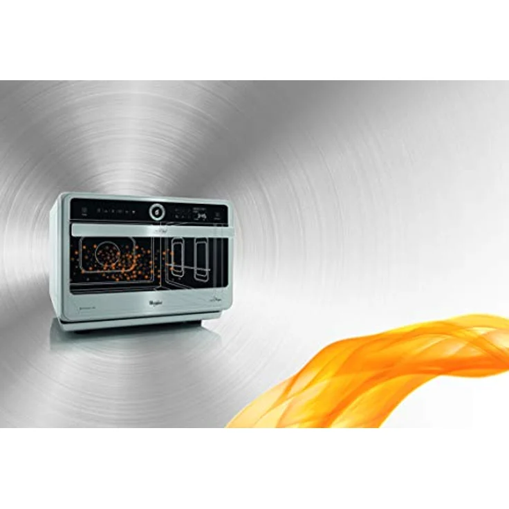 Whirlpool jt479ix Mikrowelle mit Grill, Standgerät, 33 Liter Garraum, schwarz, silber – Bild 10