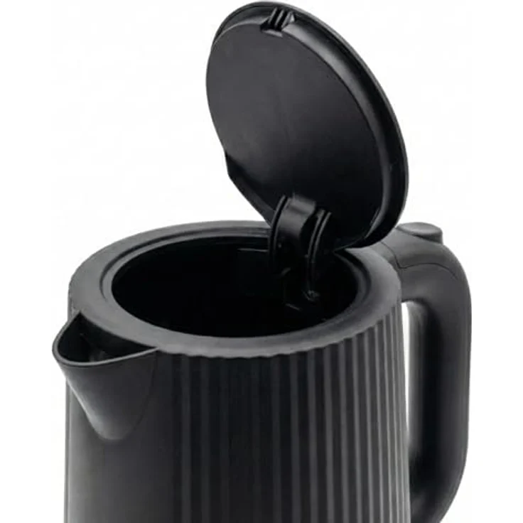 Seeger Wasserkocher SGR100BK, 1,7L, mit Mikro-Sieb-Filter, BPA-frei, 2200W, 360° drehbarer Sockel, Schwarz – Bild 4