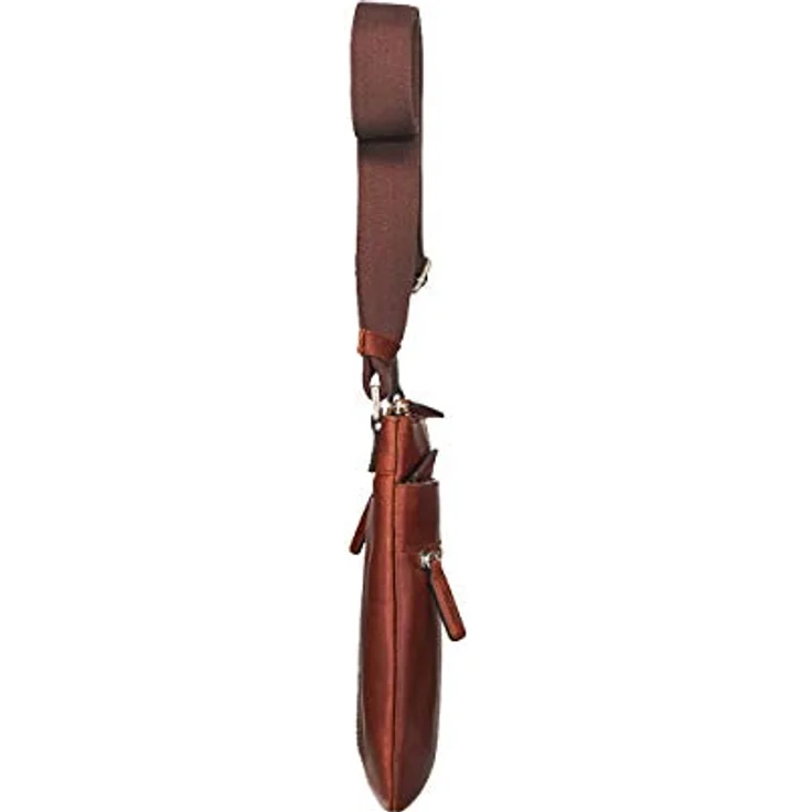 Picard Beuteltasche Buddy, hochwertige Crossbody Bag aus Wasserbüffelleder, hellbraun, 24 x 3 x 25 cm – Bild 4