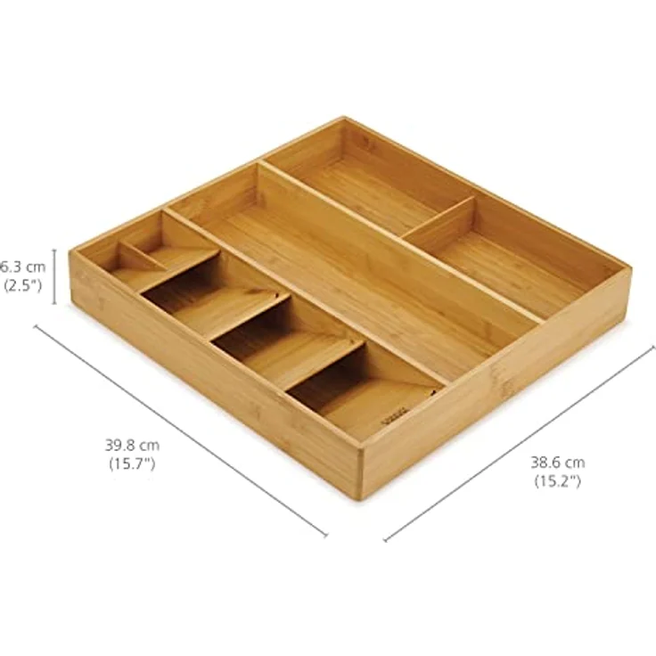 Joseph Joseph DrawerStore Besteck, Küchenutensilien und Kochutensilien Gadget Zubehör Organizer, in Schublade Lagerung - Bambus – Bild 3