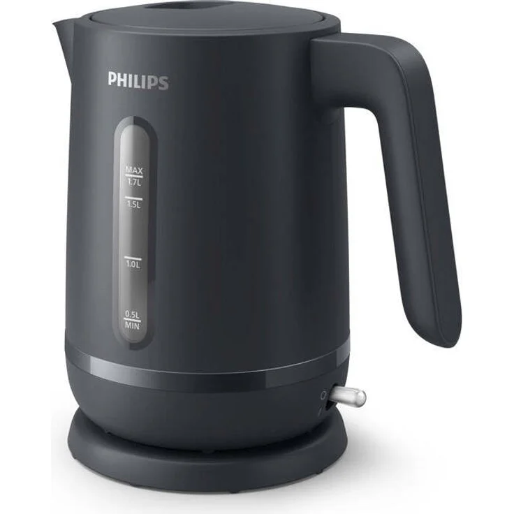 Philips 1000 Serie Essentials Kollektion HD9314/90 -Wasserkocher, schnelles Kochen mit flachem Heizelement, schwarz – Bild 1
