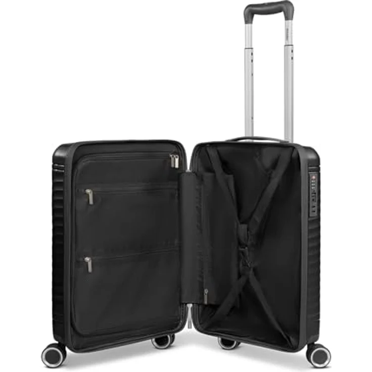 Picard Vienna Kabinentrolley S, 54 cm, 4 Rollen, schwarz, 100% Polypropylen – Bild 8
