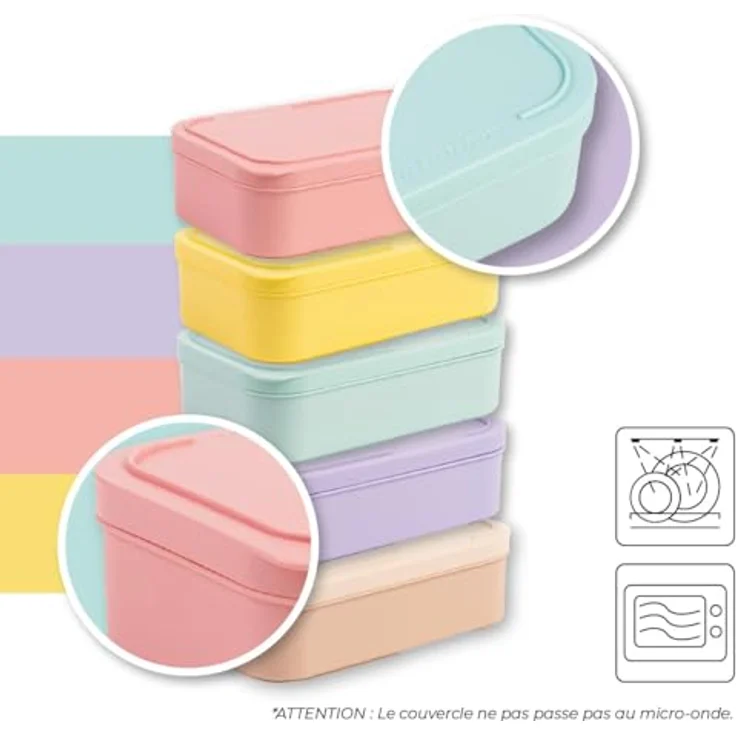 Polarbox Lunchbox 6 l, grün mit blauen Pop-Details, hervorragende Wärmeisolierung und integrierten Griff – Bild 3