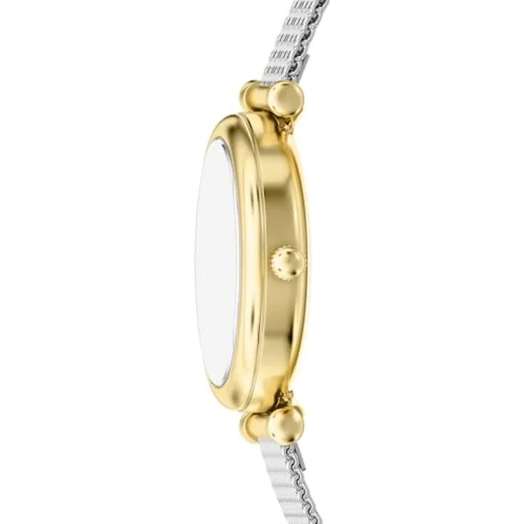 Fossil Carlie Watch, Goldfarbenes Quarz-Dreizeigerwerk mit Edelstahlarmband, 26 mm Gehäuse, kratzfestes Mineralglas, wasserdicht bis 50 m – Bild 4