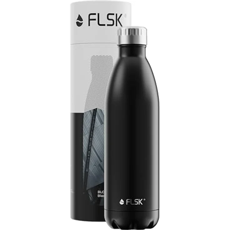 FLSK Das Original New Edition Edelstahl Trinkflasche – Kohlensäure geeignet | Die Isolierflasche hält 18 Stunden heiß und 24 Stunden kalt | ohne BPA und rostfrei – Bild 4