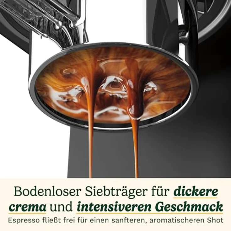 Cuisinart Bean-to-Cup Espresso Machine, Siebträgermaschine mit 20 bar Druck, 2,2 l Wassertank, Schwarz und Silber – Bild 4