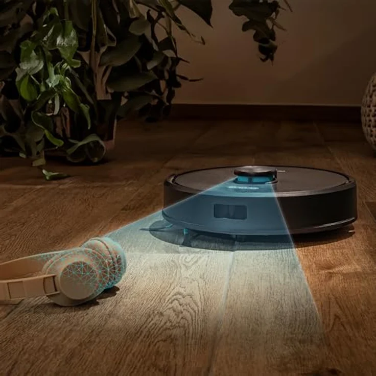 Cecotec Conga Y50, Staubsaugerroboter mit Lasernavigation, 5000 Pa Saugdruck, selbstentleerender Basis, Multifunktionsbürste für alle Oberflächen – Bild 7