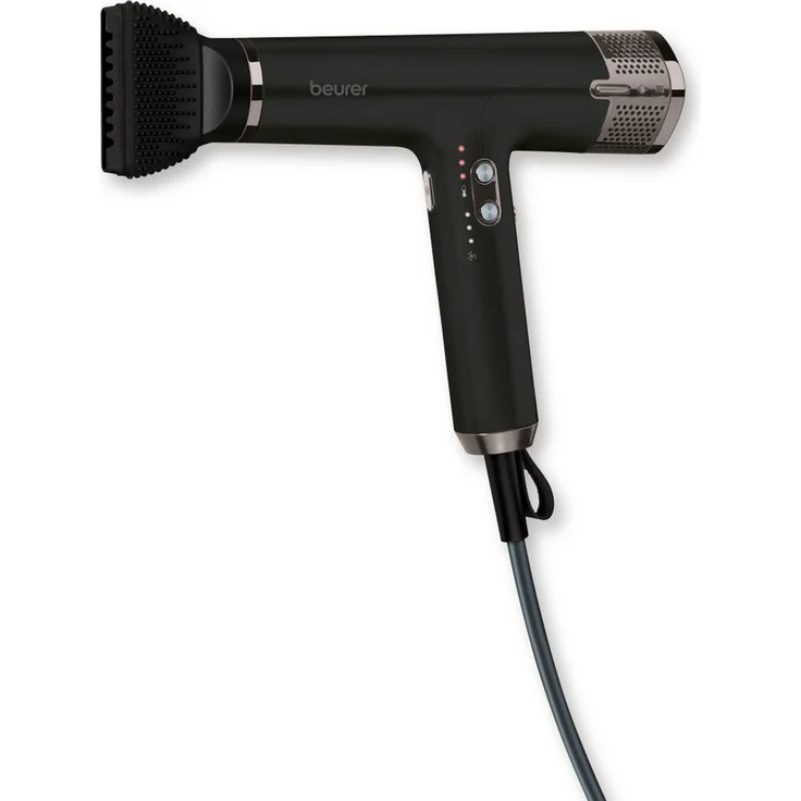 BEURER Haartrockner HC 110 EX Haartrockner, 4 flexible Temperatur- und Gebläsestufen, integrierte Ionenfunktion, Memory Function, schwarz