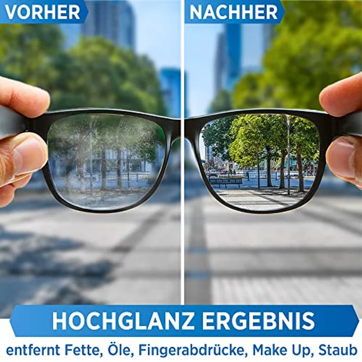 Prinox Ultraschallreiniger Konzentrat inkl. Mikrofasertuch I Extrem ergiebig, 700 Bäder je Flasche - Für Brille, Schmuck, Gebiss, Kleinteile – Bild 3
