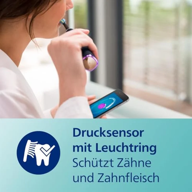 Philips Sonicare DiamondClean Smart 9400 HX9917-89 elektrische Zahnbürste schwarz – Bild 6