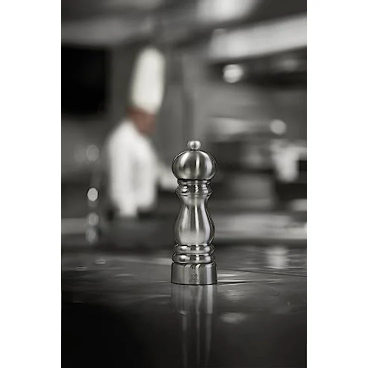 PEUGEOT Salzmühle PARIS CHEF 18cm Edelstahl Silber uSelect Zirkonia-Mahlwerk – Bild 3
