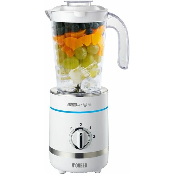 N'OVEEN Sport Mix & Fit Blender SB2100 Xline Weißer Becher mit 500 W Leistung