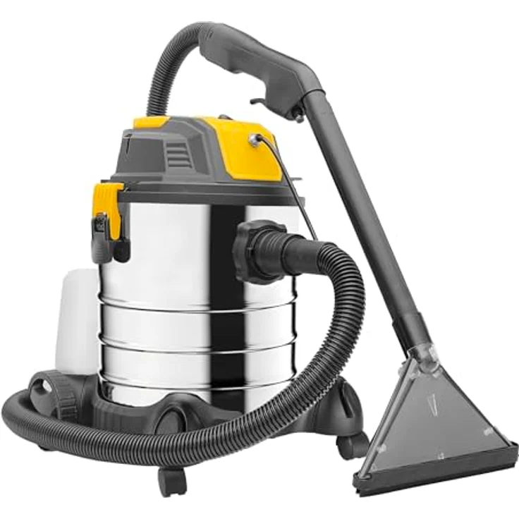 COIL 4-in-1 Nass-Trocken-Sauger, Waschsauger mit 17 kPa Saugleistung, 5L Wassertank, 1300 W, beutellos, inklusive HEPA-Filter und Sprüh- sowie Blasfunktion – Bild 3