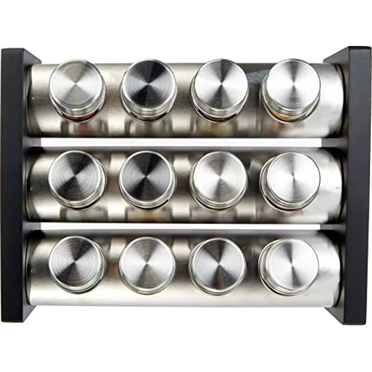Küchenprofi KP2617502812 Gewürzständer-KP2617502812 Gewürzständer, 18/8 Edelstahl, schwarz, One size – Bild 2
