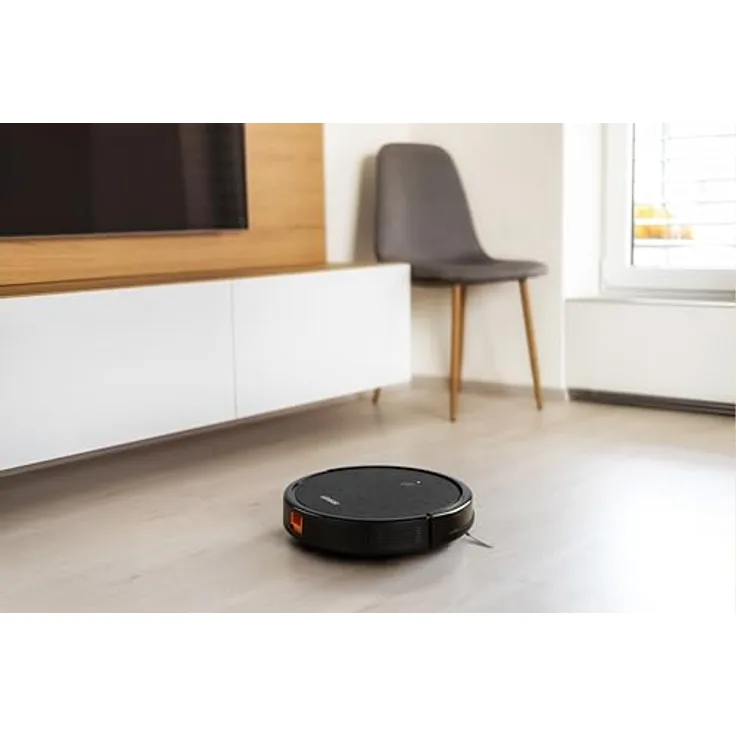 Linsar 2 in 1 Saugroboter, maximal 1500 Pa Saugkraft, APP Steuerung, 100 Min Laufzeit, WLAN optimiert für Teppich Tierhaare Hartböden, Roboterstaubsauger mit Ladestation, Fernbedienung (schwarz)