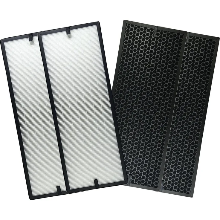 Comedes Filter-Set passend für Rowenta PU6010, PU6020, PU6015, PU6025, PU6040, PU6045, einsetzbar statt Filter Rowenta / Tefal XD6077F0 und XD6061F0, Luftreiniger Filter-Set mit HEPA-Element und Aktivkohlefilter - Preisvergleich