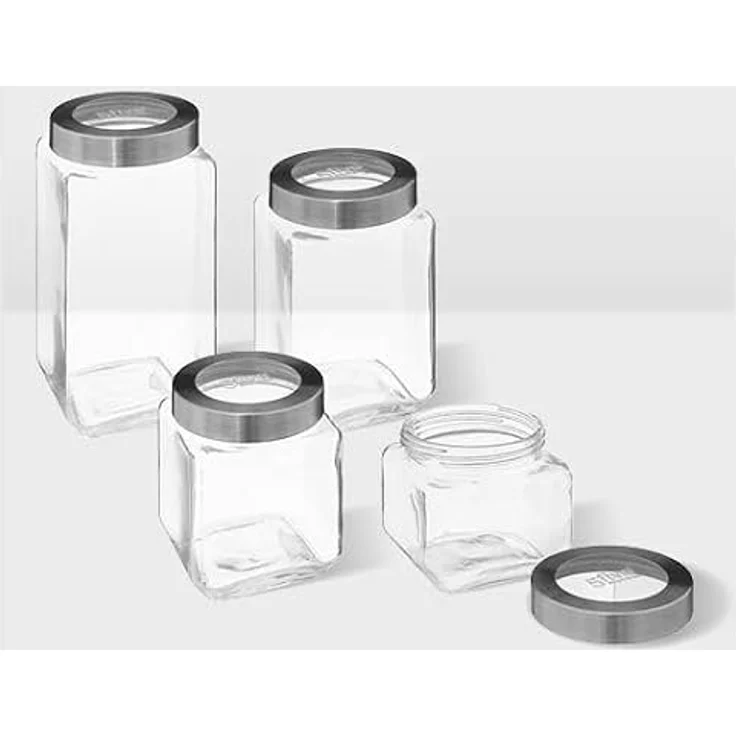 5 five simply smart FIVE Glas 1,2 l, verspiegelt und transparent, Einmachglas – Bild 5