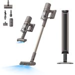 Dreame Z10 Station Staubsauger, 2,5L Staubbeutel für automatische Entleerung, bis zu 90 Tage lang bequem, 150AW starke Saugkraft, bürstenloser Motor mit 108.000 UpM, mit Laufzeit von 65 Minuten