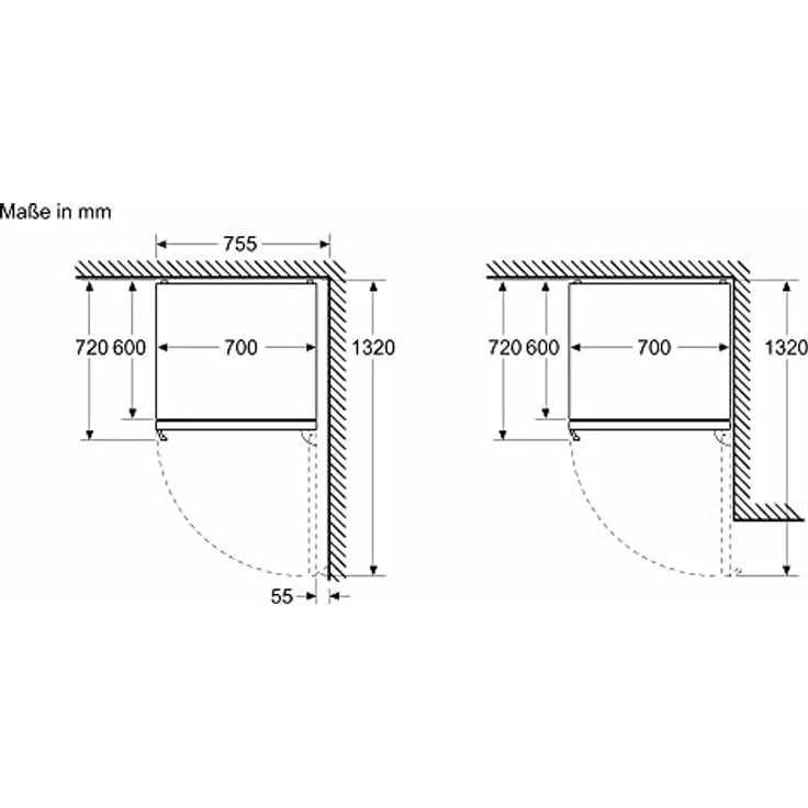 Bosch KGN49VXCT Kühl-Gefrierkombination, freistehend, Edelstahl schwarz, NoFrost, VitaFresh, Breite 70 cm, Energieklasse C – Bild 11