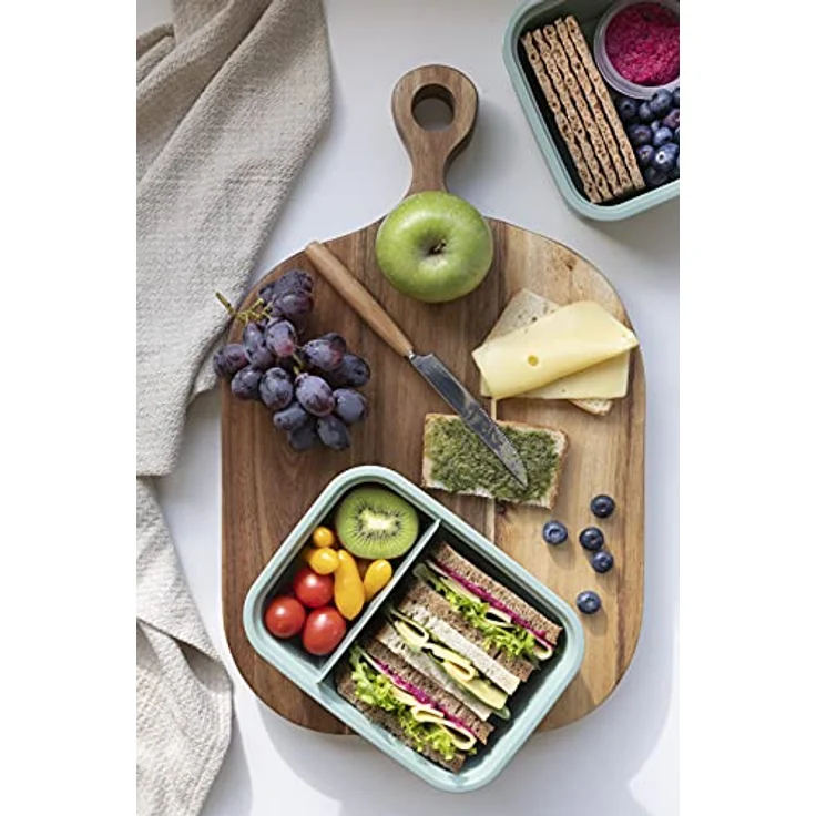 Curver Rect 1.2 Litre Storage Box with Lid - Recycle (Smart Eco Line) Plastic - Smart To Go Lunch Rectangular 1,2L – Bild 2