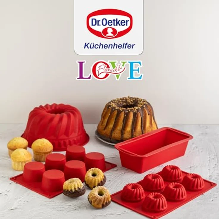 Dr. Oetker Obstkuchenform Ø 28 cm Flexxibel, Obsttortenform aus Silikon, Tortenbodenform für eindrucksvolle Kreationen, hochwertige Silikon-Kuchenform, Menge: 1 Stück – Bild 8