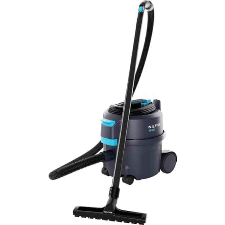 Nilfisk VP300 HEPA Basic Gewerbestaubsauger - 800W Profi-Staubsauger mit 10L Beutel, HEPA H13 Filter, 32 l/s Luftstrom - Leicht & leise, Industriestaubsauger für Büro & Gewerbe, Schwarz [Modell 107421144] – Bild 4