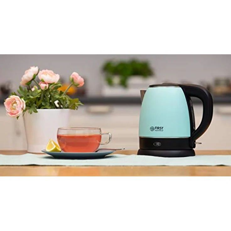 First Austria 5407-3-GN Wasserkocher, 2000 Watt, 1,2 Liter, Wasserstandsanzeige, Kontrollleuchte, grün – Bild 6