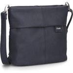 Zwei Umhängetasche Mademoiselle, 100% Polyurethan, schwarz, mit abnehmbarem Tragegriff und verstellbarem Umhängegurt