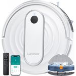 Laresar Saugroboter P10, 4500 Pa, 3-in-1 Reinigung, Teppich-Booster, Bis zu 120 Minuten, Beutellos, HEPA-Filter, 3 Modi, Fernbedienung, App- und Sprachsteuerung