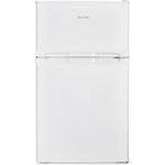 MEDION Mini Kühl-Gefrierkombination (85 Liter, 61L Kühlteil, 24L Gefrierteil, freistehend, 40 dB, transparente Gemüseschublade, Türanschlag wechselbar, MD 37689) weiß - Preisvergleich