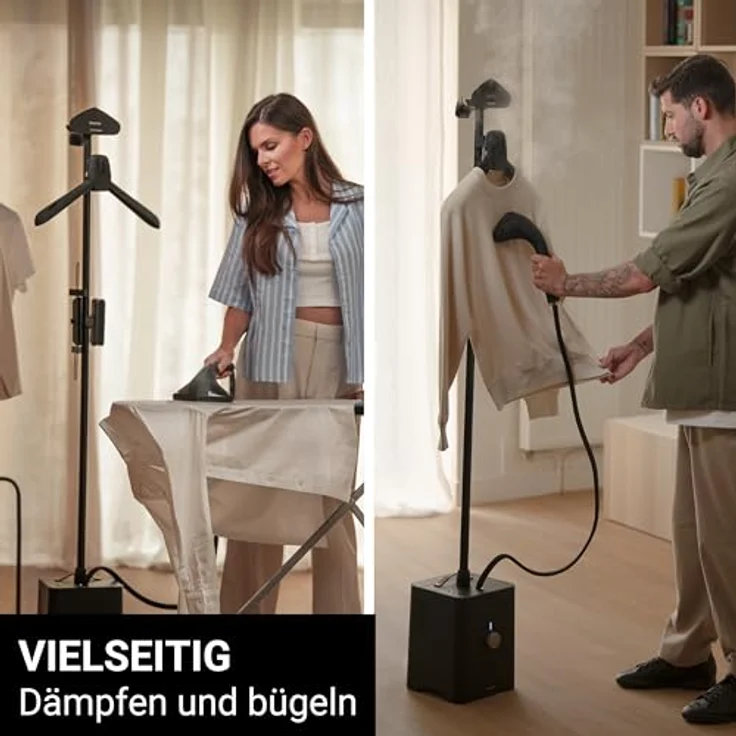 STEAMONE SteamCube Dampfglätter 2900W, 10bar, 125g/min, 2500ml Wassertank, entfernt 99,99% Keime, 90min Betriebsdauer, vertikaler und horizontaler Gebrauch – Bild 4