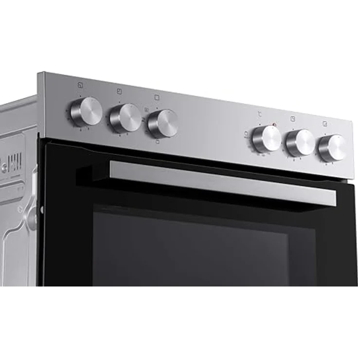 Respekta HS2001-26, Backofen Herdset mit rahmenlosem Glaskeramikkochfeld, 72 L, Edelstahl, 7 Beheizungsarten, inkl. Montagekit und Zubehör – Bild 5