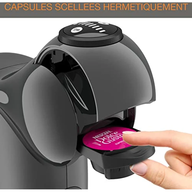Krups Kapselmaschine Nescafé Dolce Gusto Genio S KP243B, 15bar Pumpendruck, 0,8L Wassertank, XL-Funktionalität, schwarz – Bild 7