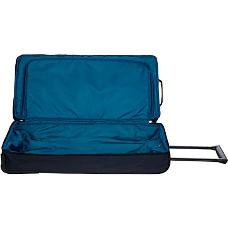 Brics, Koffer, Bric's Reisetasche mit Rollen X-Travel 42522, Blau, (100 l, XL) - Recyceltes Nylon, Feine Lederdetails, Umweltfreundlich und mit italienischem Flair – Bild 6