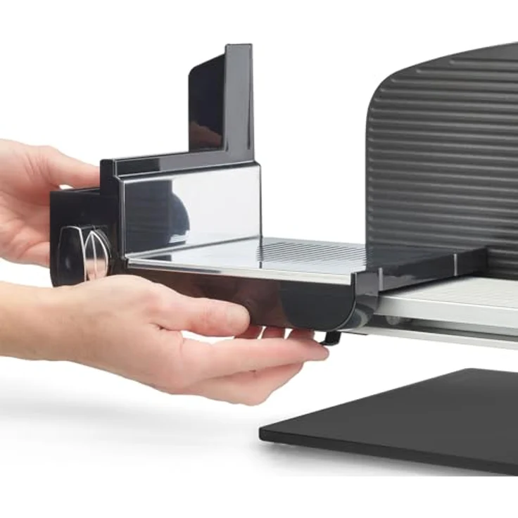 Graef Allesschneider Master M95, eisenglimmergrau (M95EU) - Premium Vollmetall mit 30° Kippfunktion und 170-Watt-Motor – Bild 4