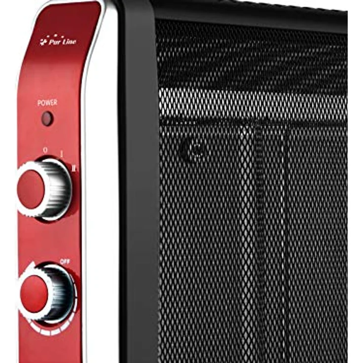 PURLINE Elektrische Heizung mit Glimmerplatte mit einstellbarer Thermostat, Radiator – Bild 8