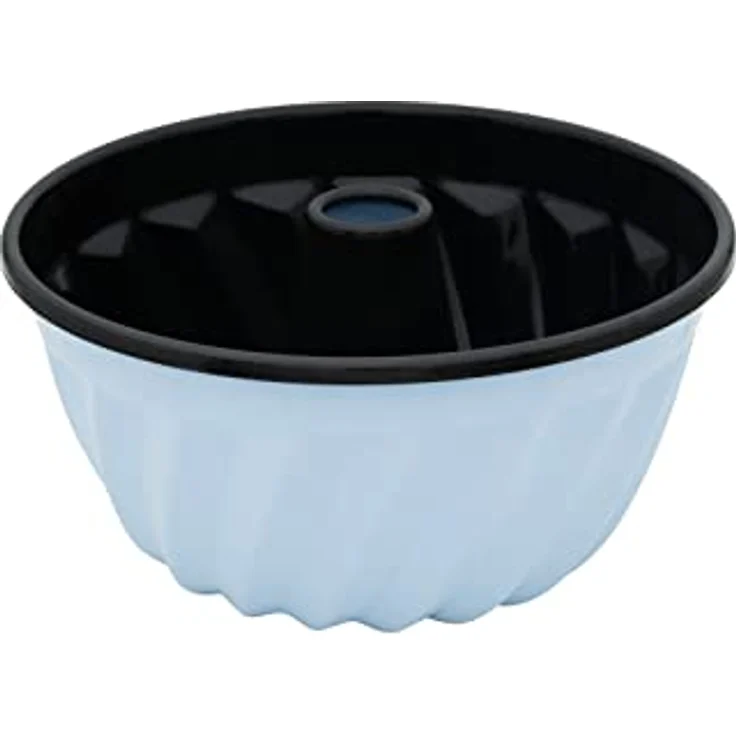 Riess, 0495-028, Gugelhupfform 22cm, BACKEMAILLE BLAU, LBH 22,5x22,5x10,3cm, Gew. 0,628kg, Volumen 3 L – Bild 1
