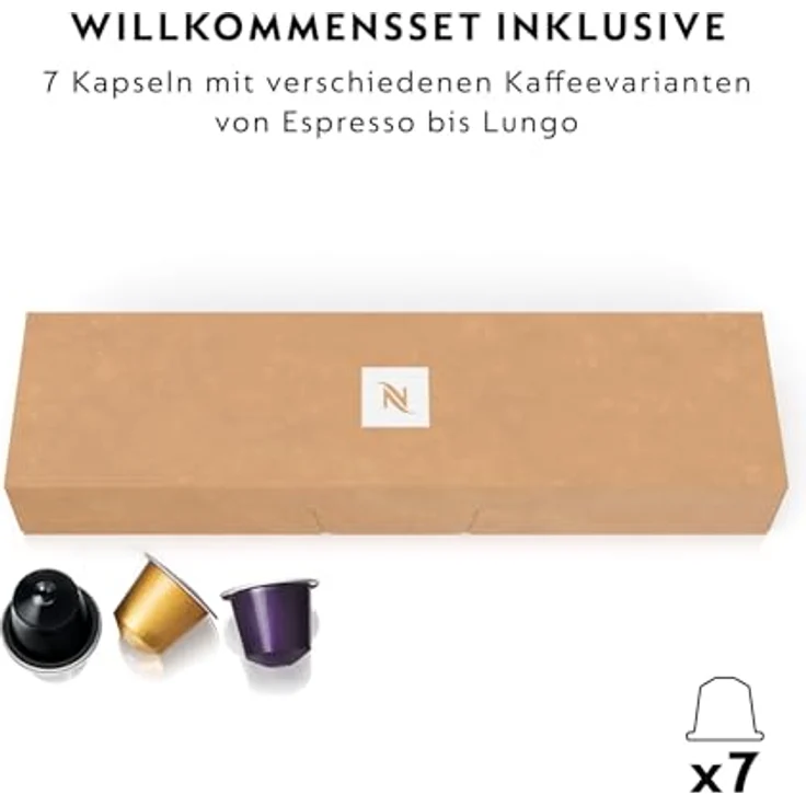 De'Longhi Nespresso Essenza Mini EN85.B, kompakte Kapselmaschine mit 19-Bar-Druckpumpe und Thermoblock-Heizung, schwarz – Bild 9