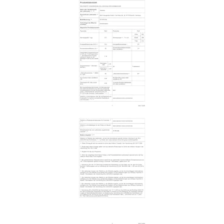Siemens WQ43G2D0EM iQ300 Wärmepumpentrockner 8 kg, autoDry, super40, softDry, LED-Display, leise 63 dB, Energieklasse D, Weiß – Bild 21
