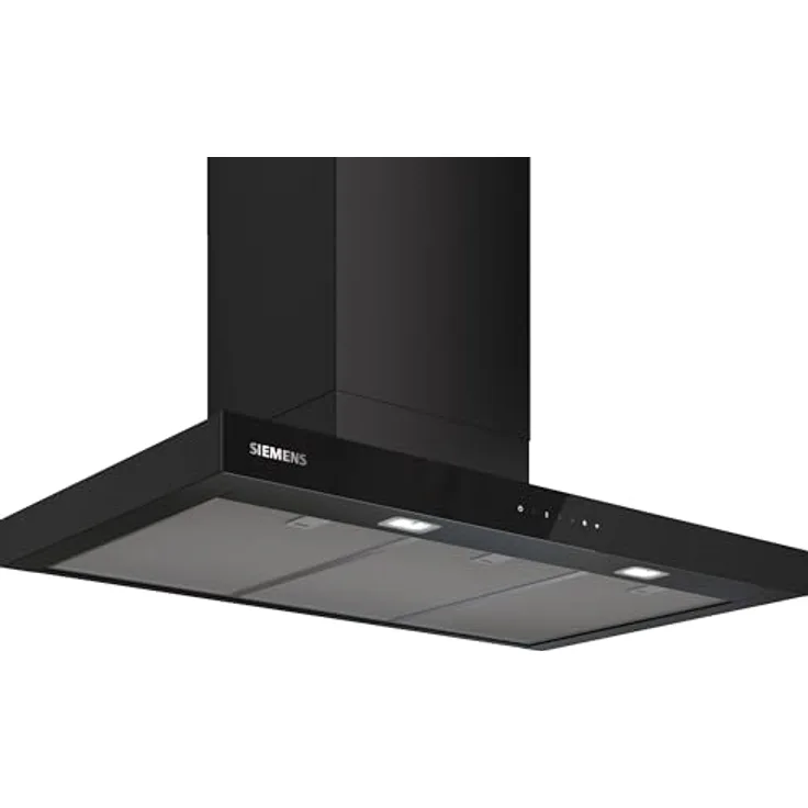 Siemens iQ500 Dekorative Dunstabzugshaube, Wandmontage, 90 cm, Mattschwarz, mit iQdrive-Motor und CookConnect-Funktion