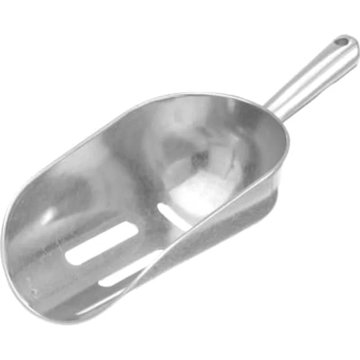 HENDI Eisschaufel, Aluminium, 0,35L, Abwiege-/Abfüll-/Futter-/Sackschaufel, 220x80mm – Bild 1