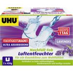 UHU Luftentfeuchter Feuchtigkeitsmagnet Lavendel, Effektive Feuchtigkeitsaufnahme für 2-3 Monate