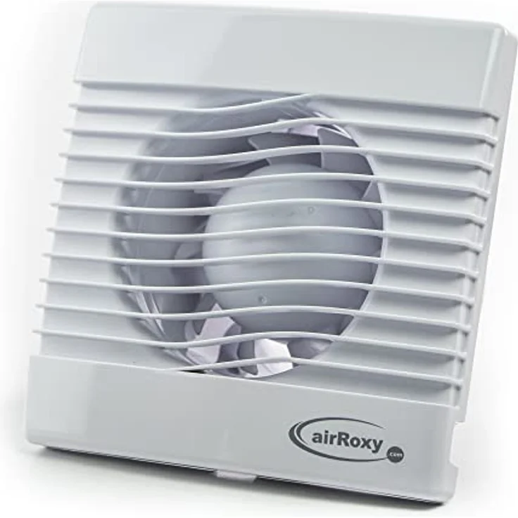 Europart Air Roxy pRim150TS, Belüftungsventilator 150 mm weiss mit Timer für Badezimmer und Toiletten – Bild 1