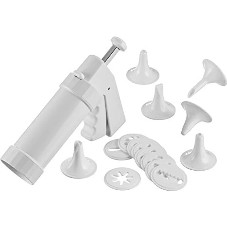 KAISER Gebäckpresse 200 ml Ptisserie 10 Designscheiben 6 Garniertüllen einfache Einhand-Bedienung – Bild 3